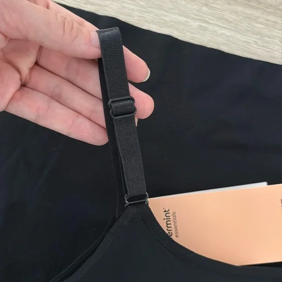 New Shapermint All Day Every Day Scoop Neck Cami Black Size 4X Stretch Shapewear - Picture 7 of 7